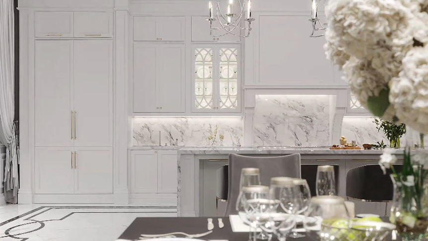 White kitchen